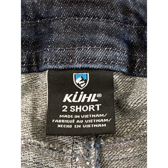 KÜHL Women’s 2 Short Blue Denim Straight Leg Jeans Outdoor Hiking Casual - Picture 6 of 12